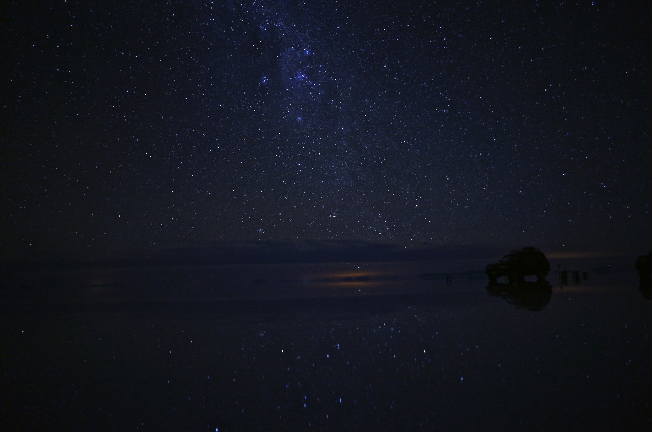 ウユニ塩湖の夜 宇宙 と呼ばれる9枚